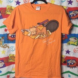 Grilled Cheese Cat Graphic Tee